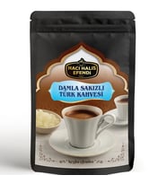 Hacı Halis Efendi Damla Sakızlı Türk Kahvesi Dökme Açık Sakız Aromalı Sade Kahve