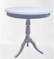 Fiskos Sehpa EKO 90502 Baba 3 Ayak 60CM Hareketli MDF Tabla Parlak Beyaz El Yapım