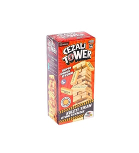 Cezalı Jenga Denge Oyunu Cezalı Tower Büyük Boy 54 parça