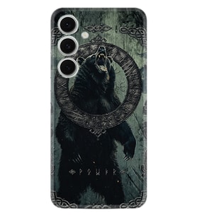 Samsung Galaxy A56 Kılıf Boutique Baskılı Resimli Power Bear Pcode -007