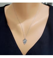 925 Ayar Gümüş Çilek Kolye Gümüş