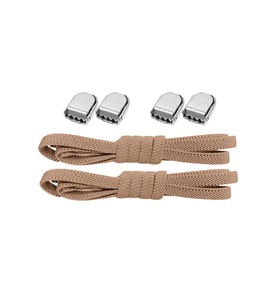 Akıllı Kilitli Ayarlanabilir 1 Çift Vizon 6 MM Lastik Pratik Bağcık