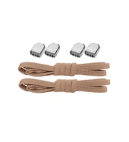 Akıllı Kilitli Ayarlanabilir 1 Çift Vizon 6 MM Lastik Pratik Bağcık