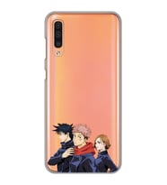 Samsung Galaxy A50 - A30S - A50S Uyumlu Jujutsu Kaisen Tasarımlı Şeffaf Telefon Kılıfı