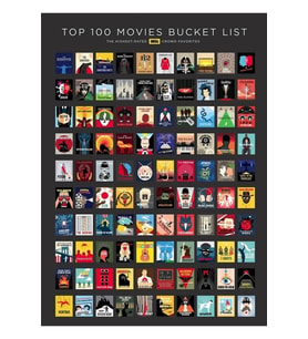En Iyi 100 Film Kova Listesi Tablo Ahşap Poster Dekoratif