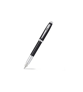 Sheaffer 100 Siyah Lake/Krom Kaplama Ss Kalem