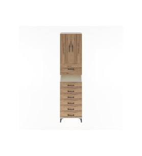 Hyperion Dolap 2 Raflı 7 Çekmeceli 2 Kapaklı 60x44x243 Aytaşı-Çam