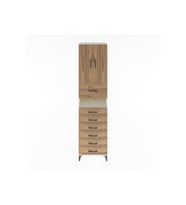 Hyperion Dolap 2 Raflı 7 Çekmeceli 2 Kapaklı 60x44x243 Aytaşı-Çam