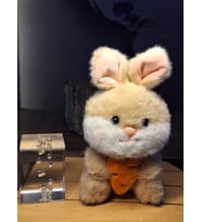 SEVİMLİ HAVUÇLU TAVŞAN ANAHTARLI 13 CM