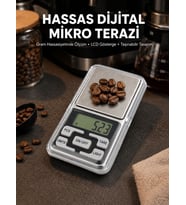 300 Gr Hassas Cep Terazisi Mavi Işıklı LCD Ekranlı Yeni Nesil