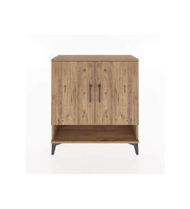 Arges Şifonyer 3 Raflı 2 Kapaklı 88x30x96 Çam-Çam