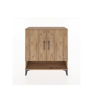 Arges Şifonyer 3 Raflı 2 Kapaklı 88x30x96 Çam-Çam