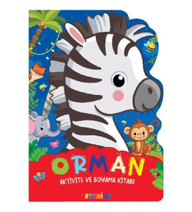 Aktivite ve Boyama Kitabı Orman - Şerife Gökcek