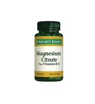 Nature's Bounty Magnesium Citrate Plus Vitamin B-6 60 Tablet