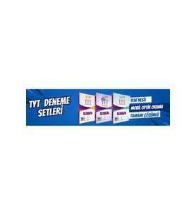 Karekök Yayınları TYT Deneme Setleri Yeni Nesil Mobil Optik Okuma Tamamı Çözümlü (Çok Renkli)