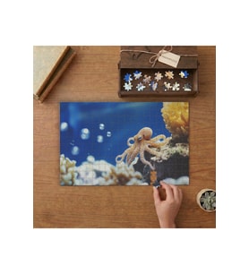 Ahtapot- Denizaltı Canlısı Tasarımı 240 parça Ahşap Puzzle Ahşap Kutuda MP00993