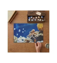 Ahtapot- Denizaltı Canlısı Tasarımı 240 parça Ahşap Puzzle Ahşap Kutuda MP00993