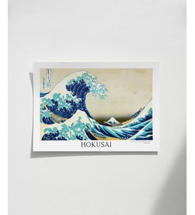 Çerçevesiz Poster Hokusai Kanagawa Açıklarında Büyük Dalga