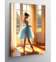 Kanvas Tablo Balerin Günışığı Dansı