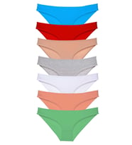 Mulvxbrf Brf02 7 Adet Süper Eko Set Likralı Kadın Slip Külot Set 4 (Mulvix)
