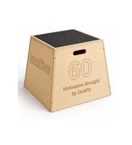 Motive Jump Box 60 cm Kaydırmaz Yüzeyli Ahşap Atlama Kutusu Demonte