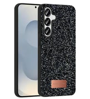 Galaxy S25 Bright Simli Kapak - Siyah