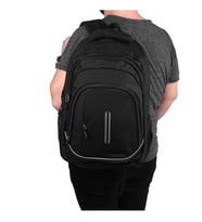 Bagacar Okul ve Günlük Laptop Bölmeli Sırt Çantası Siyah