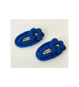 Amigurumi Örgü Çocuk Çiçek Toka Saks Tek Ebat