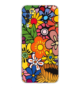 PrintiFy Samsung Galaxy A50 ile Uyumlu Retro Color 2  Kamera Korumalı Şeffaf  Kılıf