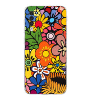 PrintiFy Samsung Galaxy A50 ile Uyumlu Retro Color 2  Kamera Korumalı Şeffaf  Kılıf