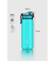 Renga Rybo-X Ölçek Desenli 630 ml Tritan Matara 912161 Bej (Mavi)