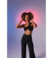 Beatrice Crop Siyah