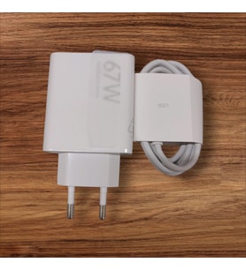 67W Turbo Şarj Cihazı Aleti 6A Kablo/Adaptör Seti Type C USB Xiaomi Redmi Samsung Uyumlu Duvar Tipi