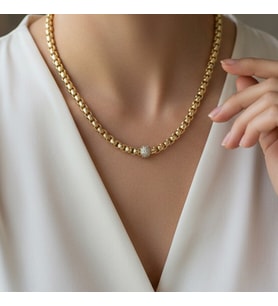 STİL İNCİSİ/XUPING JEWELRY KOBRA ZİRKON TAŞLI KOLYE
