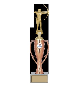 ODAK KUPA - Figürlü Kupalar - Okçu Figürlü Kupalar FG-025 C - 38 cm