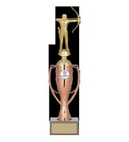 ODAK KUPA - Figürlü Kupalar - Okçu Figürlü Kupalar FG-025 C - 38 cm