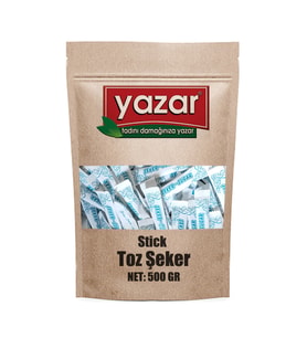 Yazar Stick Şeker 500 gr x 2 Paket