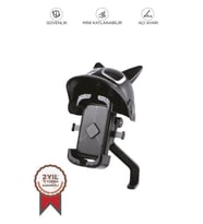 Torima Siyah JX-047 Kedili Motorsiklet ve Bisiklet Telefon Tutucu