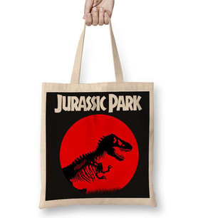 Jurassic Park Bez Çanta Uzun Saplı