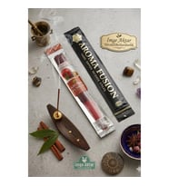 Darshan Aroma Fusion Elma Tarçın (Apple Cinnamon) El Yapımı 15 Adet Çubuk Tütsü 28 cm
