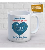 Kişiye Özel İsim Yazılabilir Canım Babam Kupa Bardak