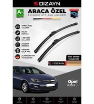 Opel Astra J Ön Cam Silecek Seti 2009-2015 Premium Araca Özel 65-60 Cm A+ Kalite