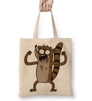 Regular Show Rigby Bez Çanta Uzun Saplı