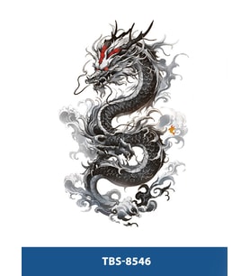 TBS-8546 ORTA BOY EJDERHA DESEN GEÇİCİ DÖVME-TATTO