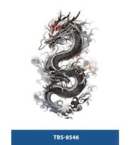 TBS-8546 ORTA BOY EJDERHA DESEN GEÇİCİ DÖVME-TATTO