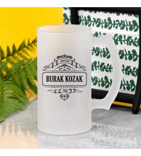 Kişiye Özel Kardeşe Özel Hediyelik Bira Kadehi