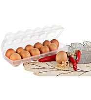 Eggo 12 Bölmeli Şeffaf Yumurta Saklama Kabı