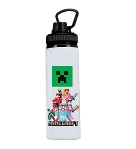 Minecrafttt Baskılı Metal Suluk 800ml.