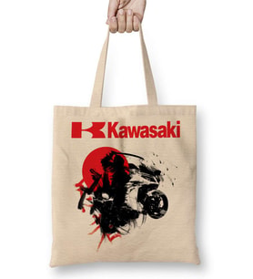 Kawasaki Ninja Japon Style Bez Çanta Uzun Saplı