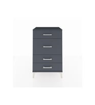Hyperion Komodin 4 Çekmeceli 60x44x96 Antrasit-Antrasit